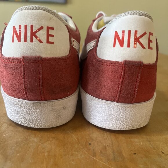 Nike Blazer Low 77  University Red DA7254-600 Athletic Suede Sneakers mens Sz 14 - Picture 4 of 10